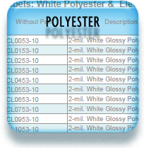 WHITE POLYESTER